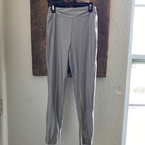 Silver leggings size small